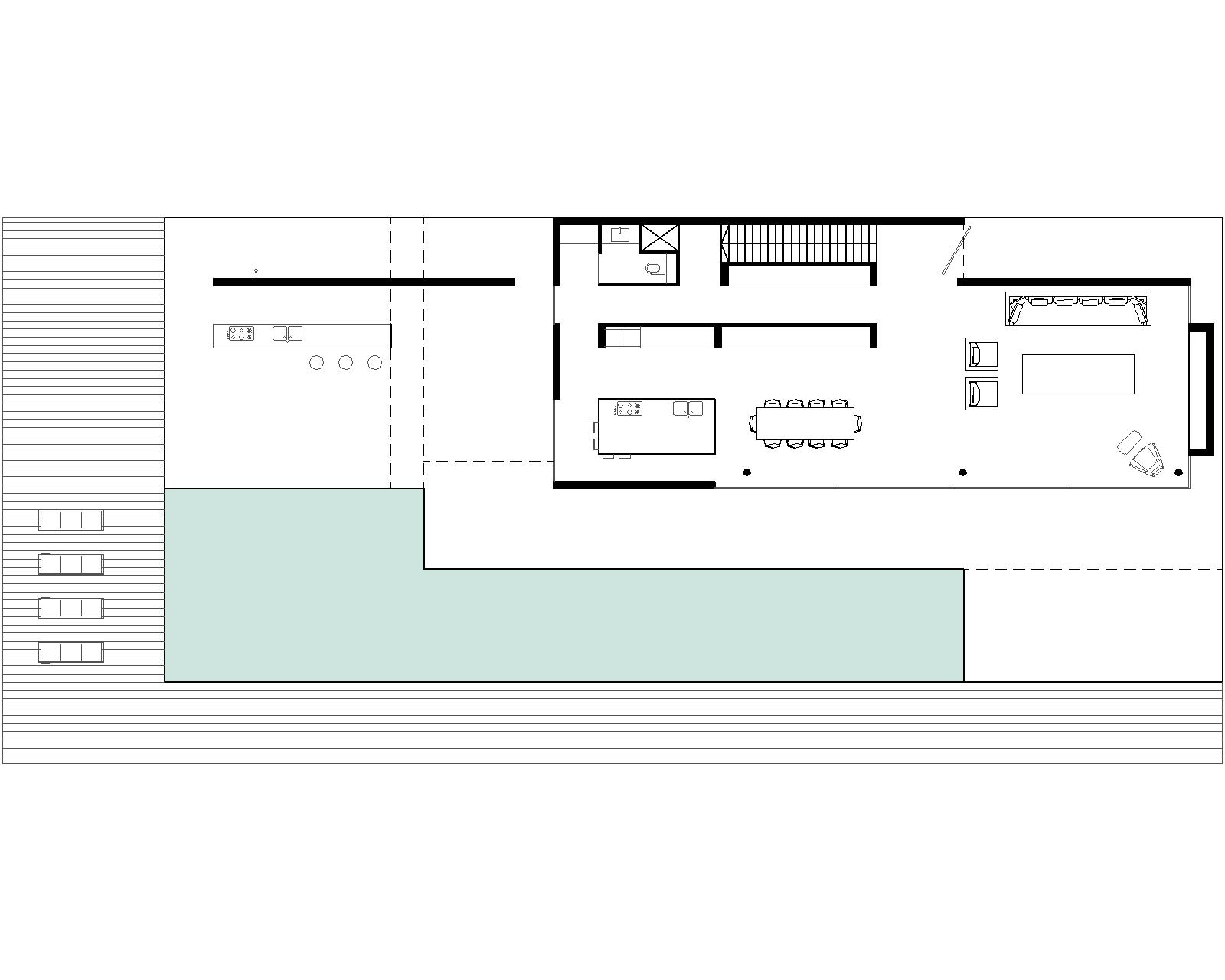 ground floor plan - Κάτοψη ισογείου