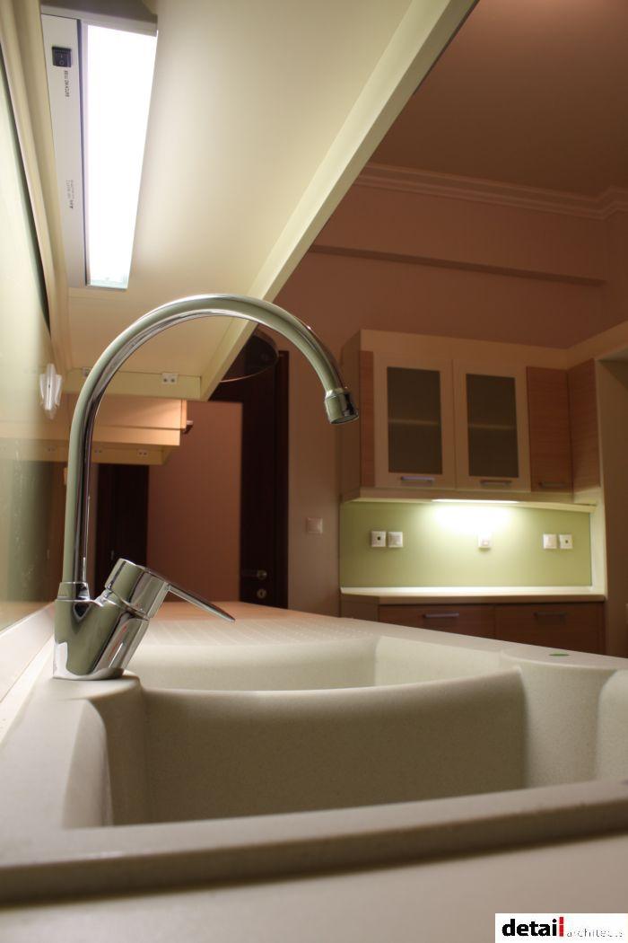 Combination of materials in the kitchen - Συνδυασμός υλικών στο χώρο της κουζίνας